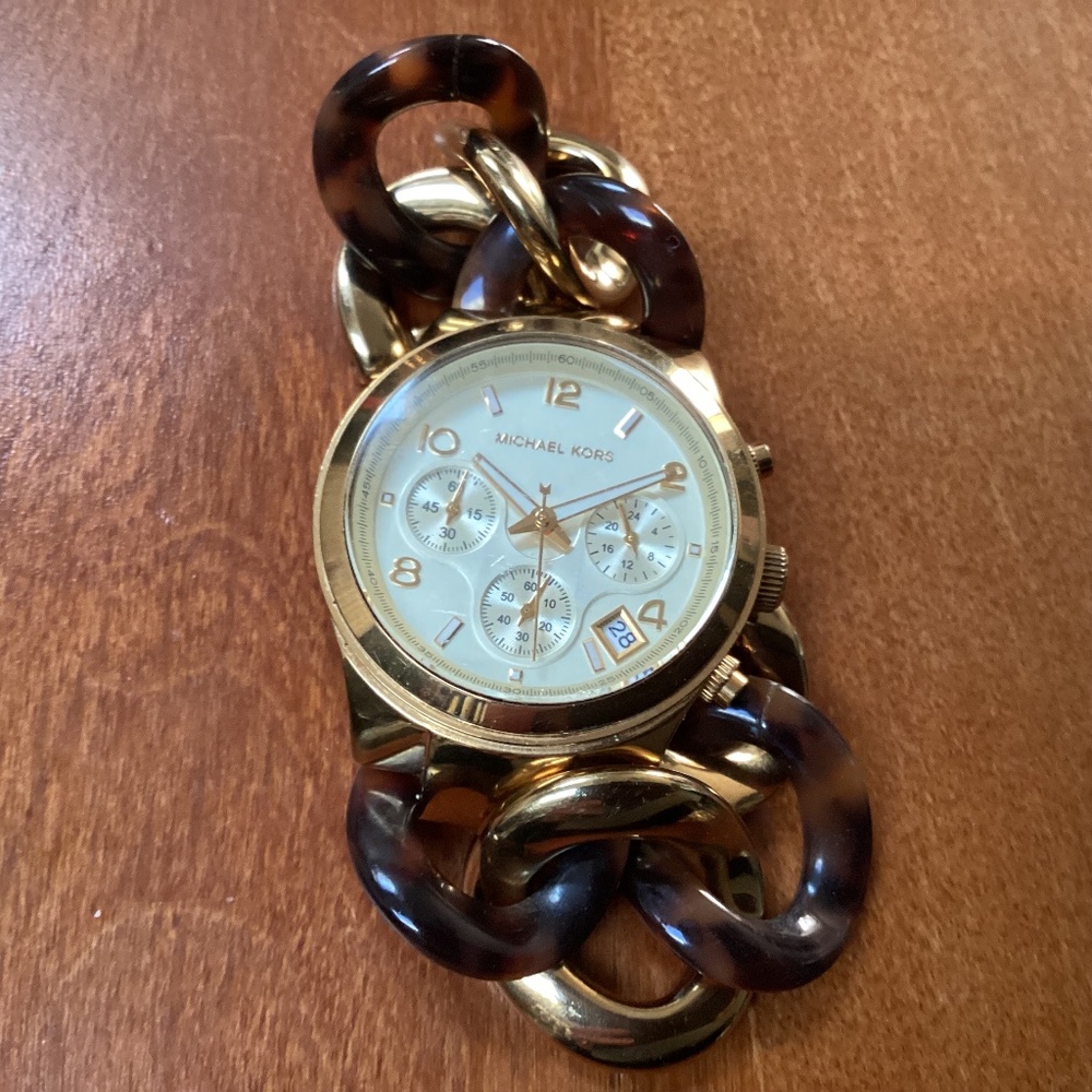 Michael Kors Brown/Gold-tone Women’s Watch MK-4222